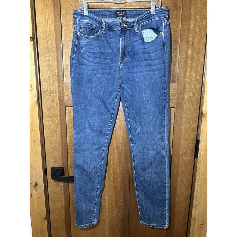 Judy Blue Women's‎ Skinny Jeans Size 15/32 Medium Wash Stretch Denim Mid Rise